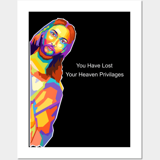 Meme Jesus Pop Art Wall Art by Zet Art